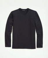 Big & Tall Supima® Cotton Long-Sleeve Logo T-Shirt