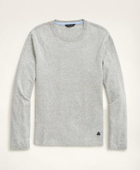 Big & Tall Supima® Cotton Long-Sleeve Logo T-Shirt