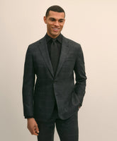 Brooks Brothers Explorer Collection Slim Fit Wool Windowpane Suit Jacket
