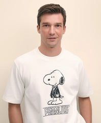 Brooks Brothers X PEANUTS Cotton Graphic Snoopy T-Shirt