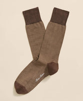 Cotton-Blend Birdseye Socks