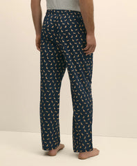 Cotton Broadcloth Frisbee Dog Lounge Pants