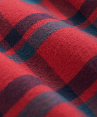 Portuguese Flannel Polo Button Down Collar, Bold Plaid Shirt