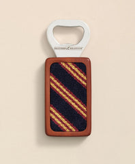 Smathers & Branson Needlepoint Rep Stripe Bottle Opener