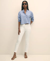 The Cropped Button-Down Shirt