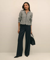 Boucle Zip-Front Jacket