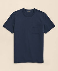 Pique T-Shirt in Garment-Washed Supima® Cotton