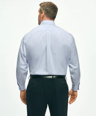 Big & Tall Stretch Dress Shirt, Non-Iron Pinpoint Button-Down Collar