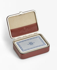 Travel Playing Cards With Calfskin Case