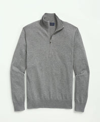 Big & Tall Supima® Cotton Quarter-Zip Sweater