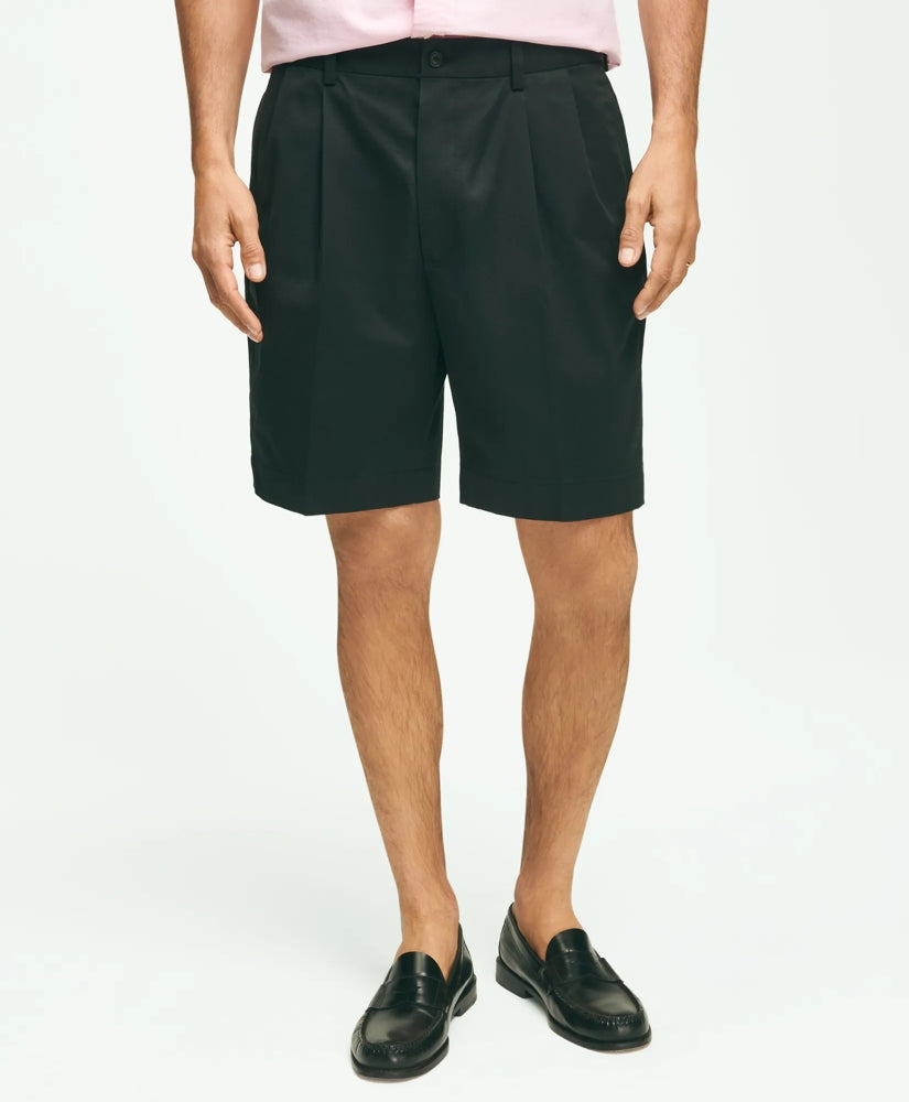 8" Pleat Front Stretch Advantage Chino® Shorts