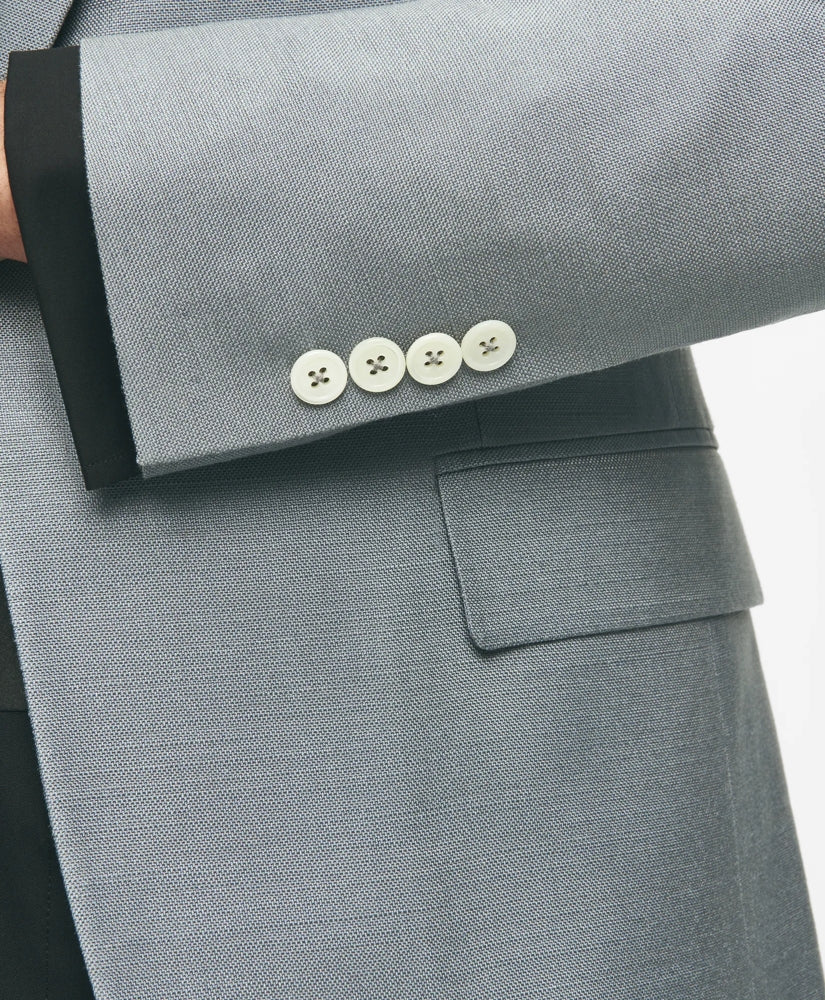 Black Fleece Shawl Collar Dinner Jacket in Silk Hopsack
