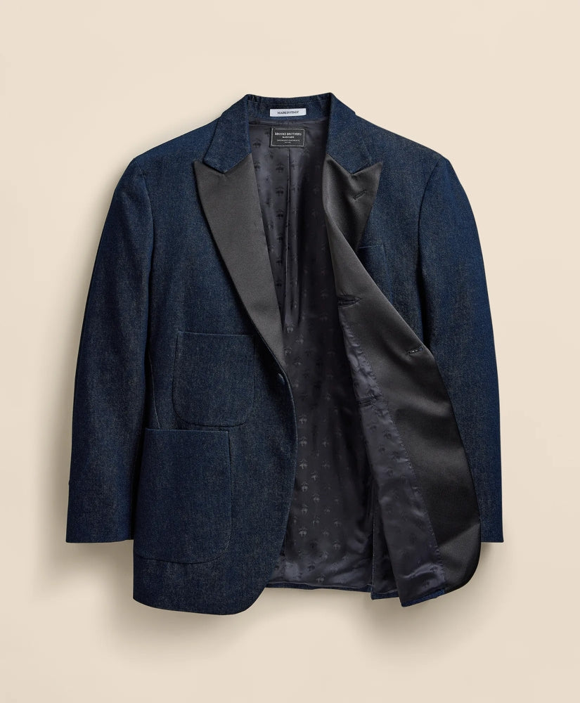 Brooks Brothers X Engineered Garments Cotton Denim Oversized Dinner Jacket