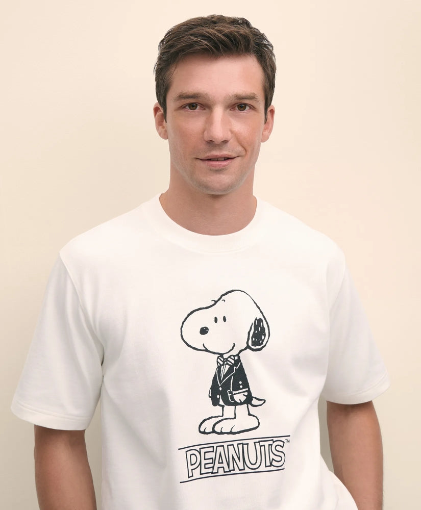 Brooks Brothers X PEANUTS Cotton Graphic Snoopy T-Shirt