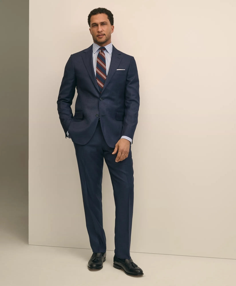 Classic Fit Wool Pinstripe 1818 Suit