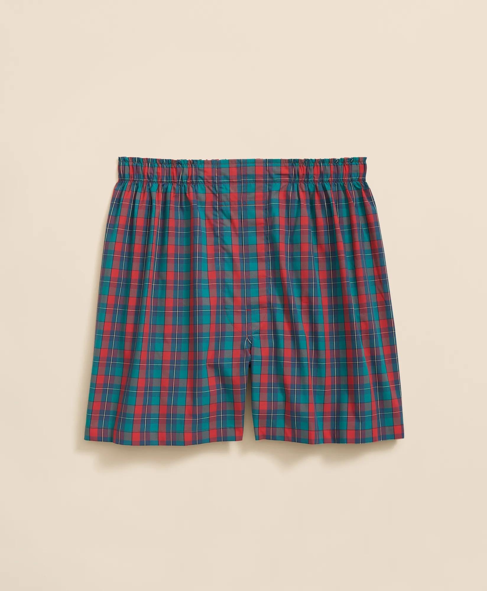 Cotton Broadcloth Multi Tartan Boxers