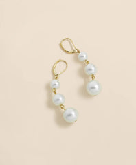 Faux-Pearl Drop Earrings