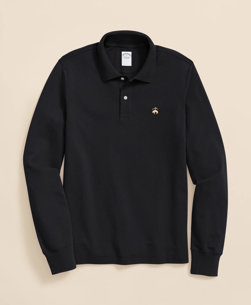 Golden Fleece® Stretch Supima® Long-Sleeve Polo Shirt