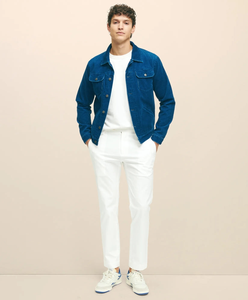 Medium Wale Corduroy Indigo Trucker Jacket