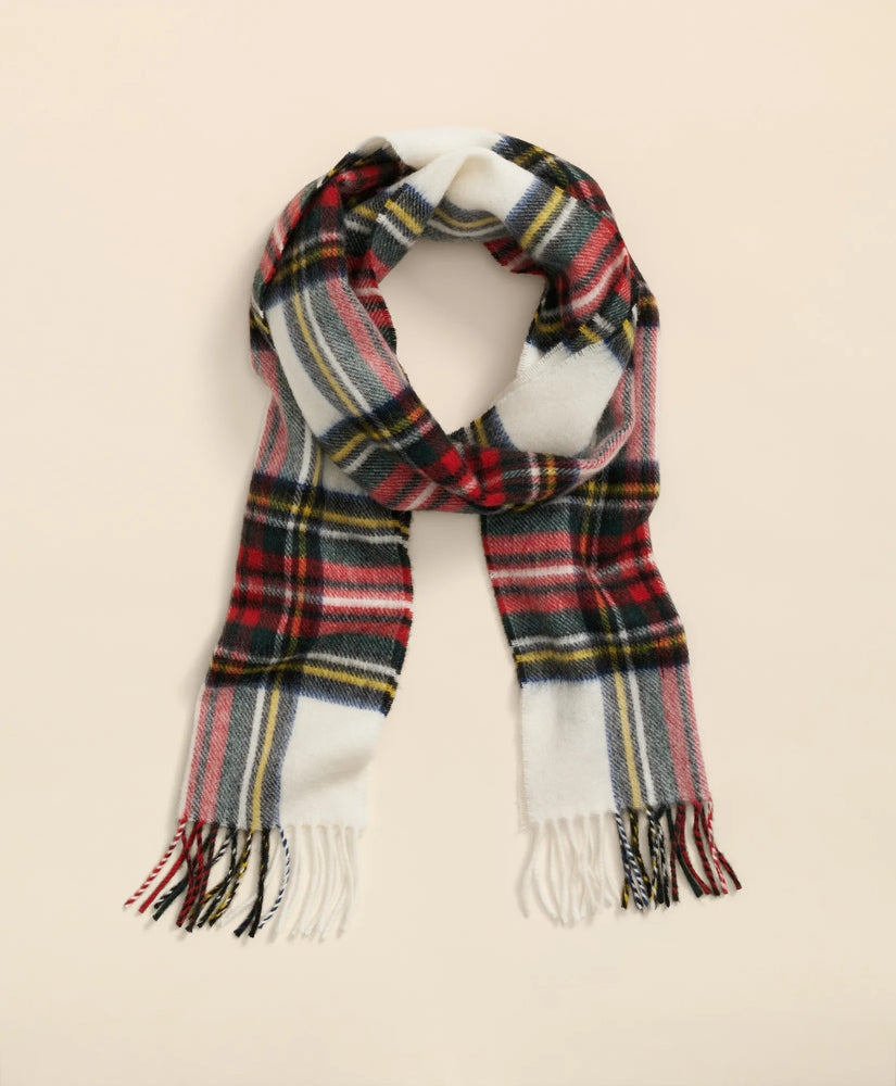 Merino Wool Tartan Scarf