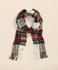 Merino Wool Tartan Scarf