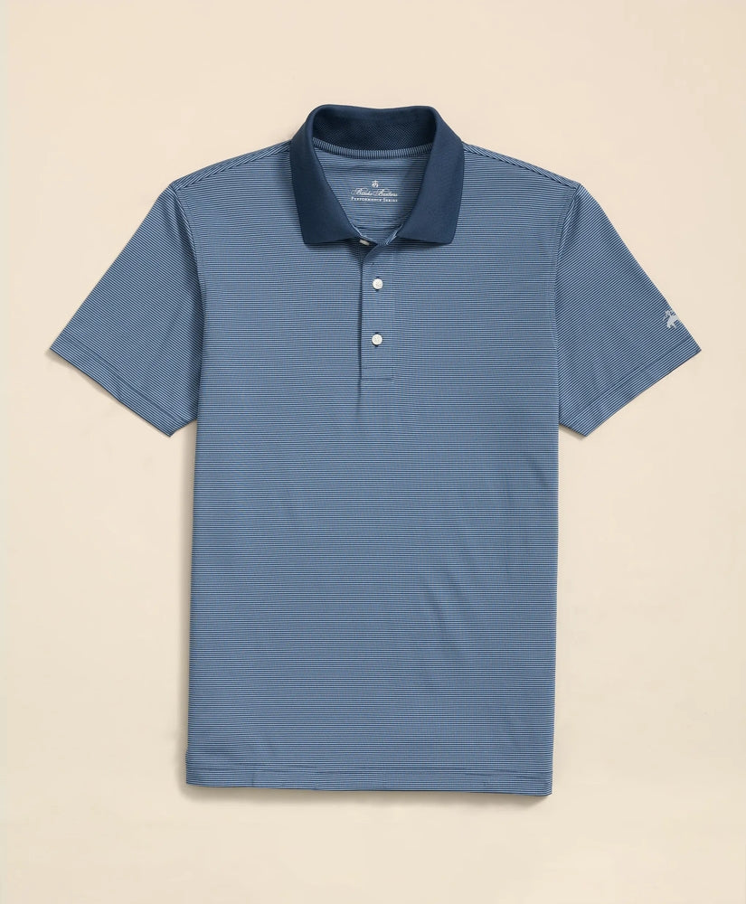 Performance Series Micro Stripe Jersey Polo Shirt