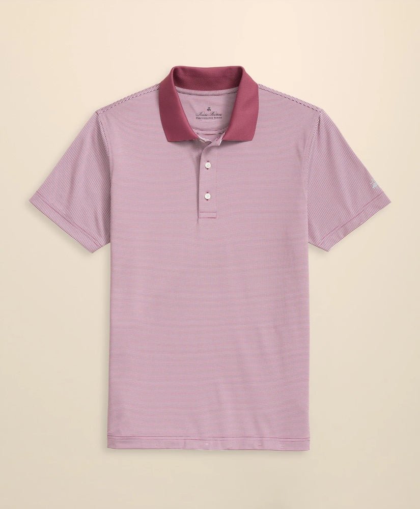 Performance Series Micro Stripe Jersey Polo Shirt