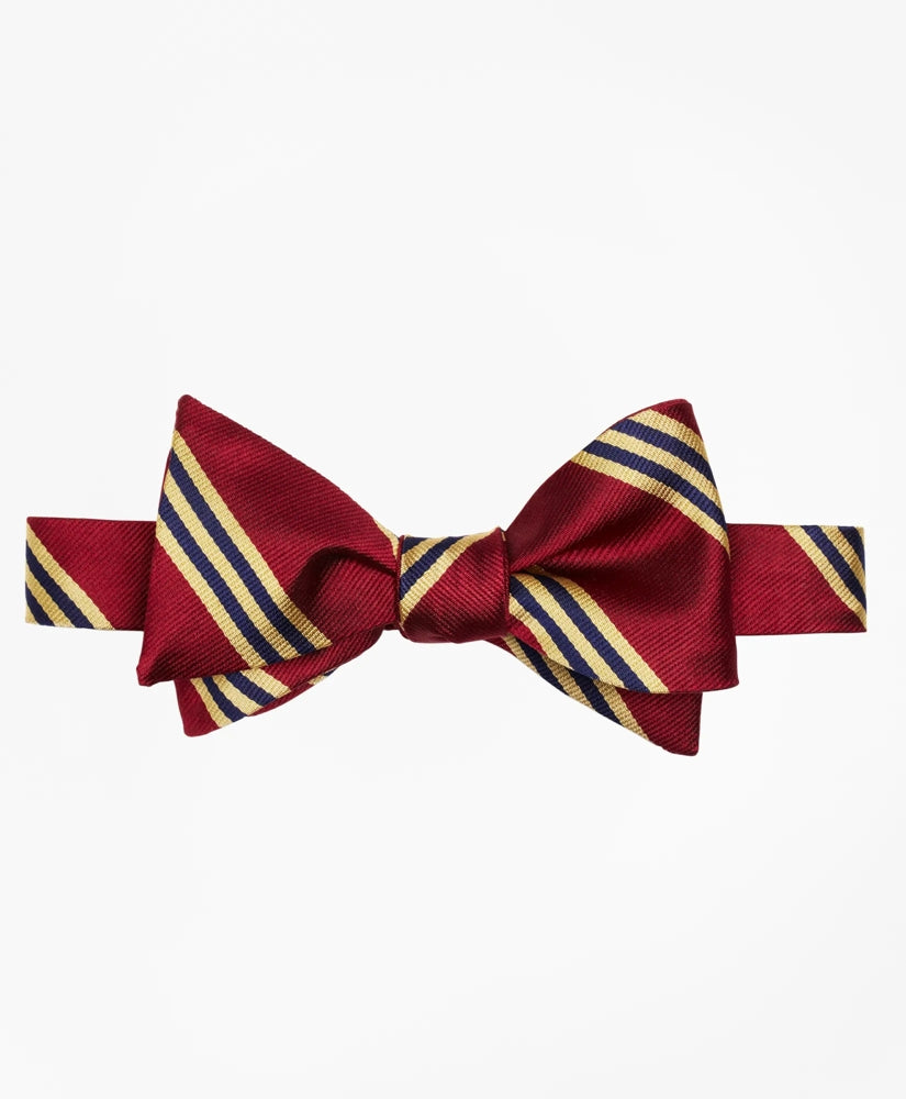 Silk BB#1 Rep Striped Bow Tie