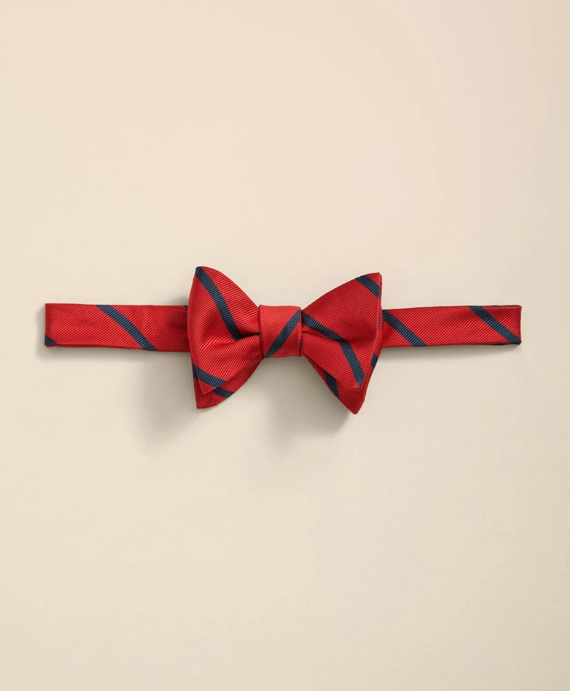 Silk BB#3 Rep Striped Bow Tie