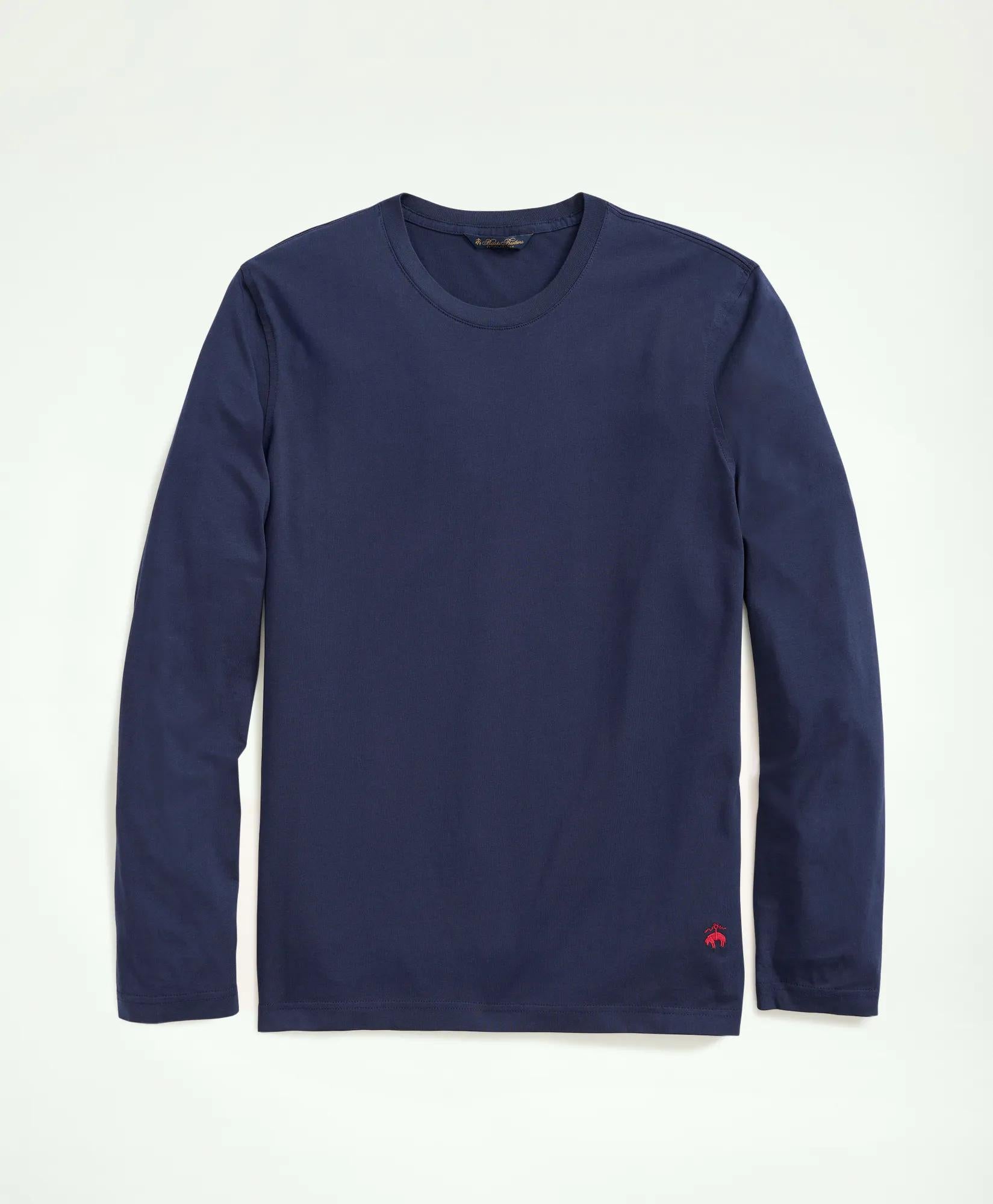 Supima® Cotton Long-Sleeve Logo T-Shirt