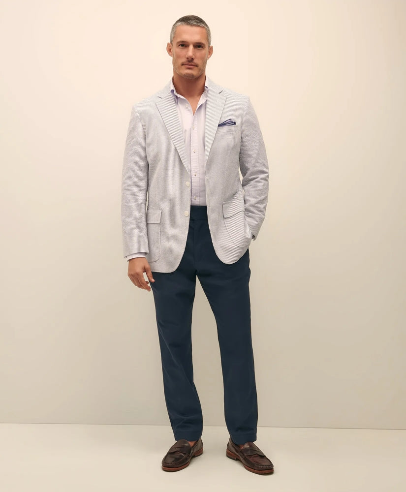 The No. 1 Sack Sport Coat in Cotton Seersucker