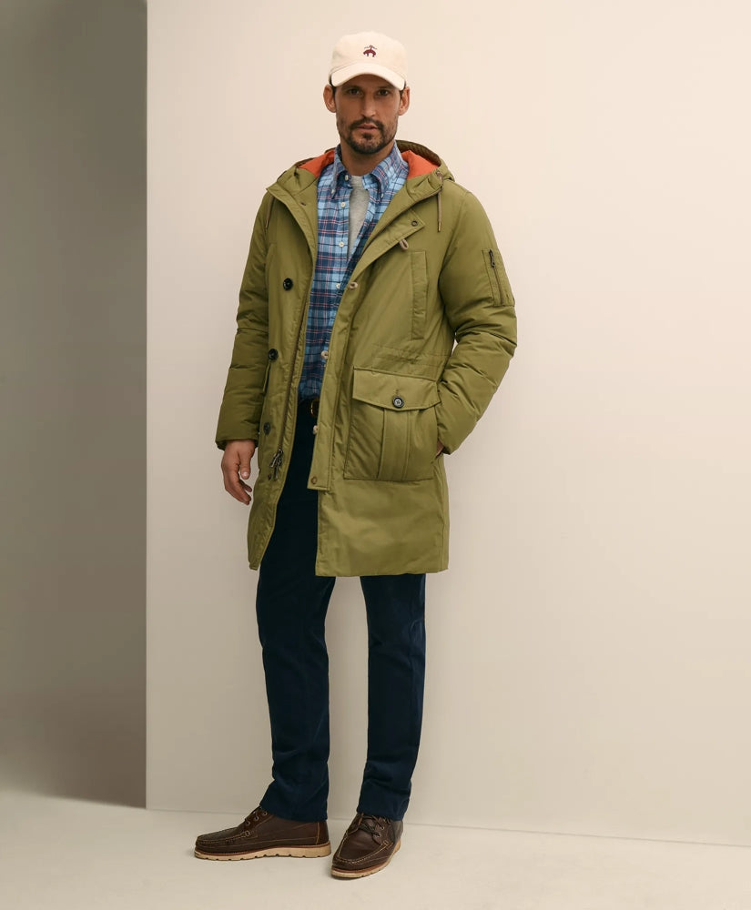Water-Resistant Down Hooded Parka