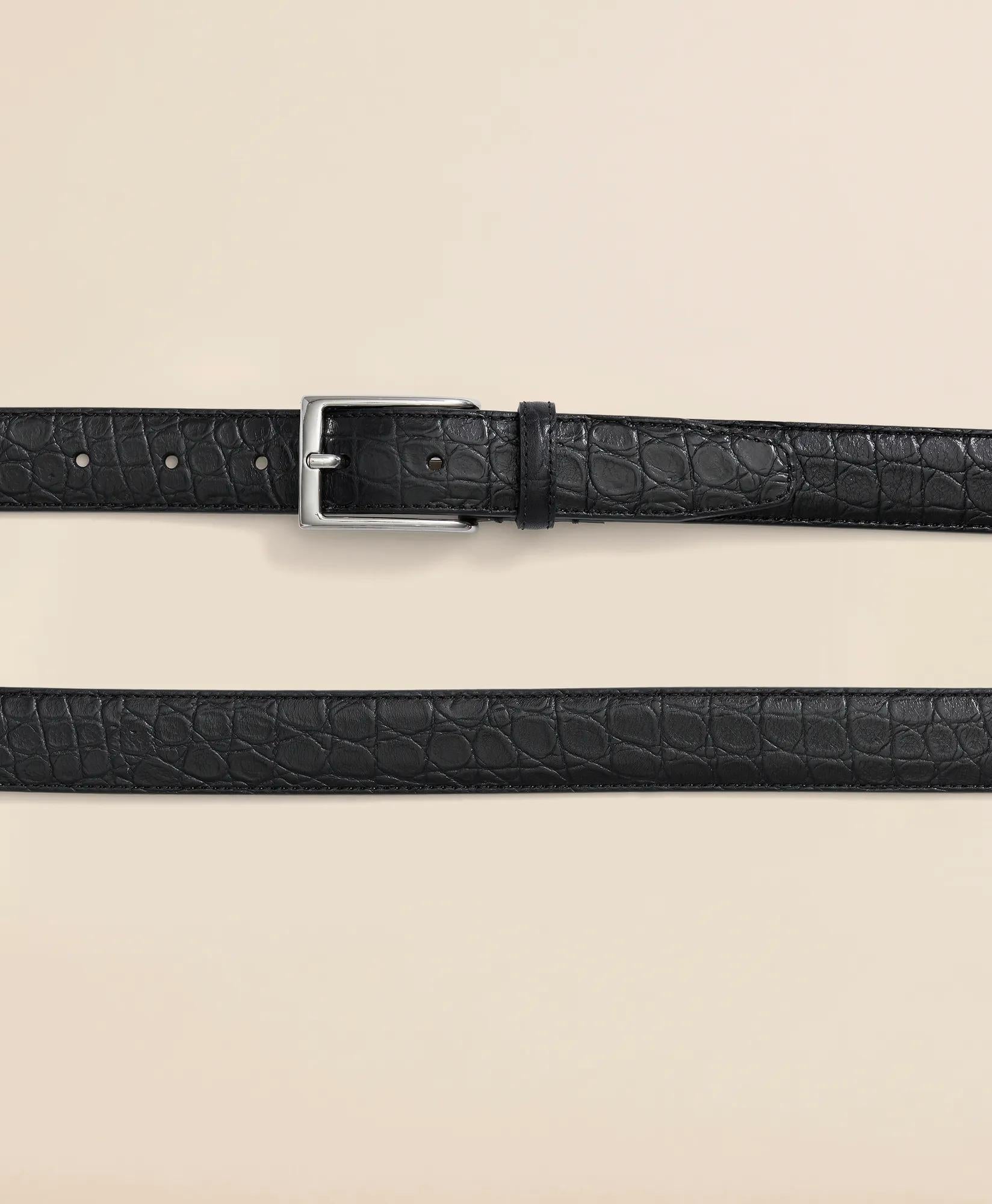 Leather Embossed Belt