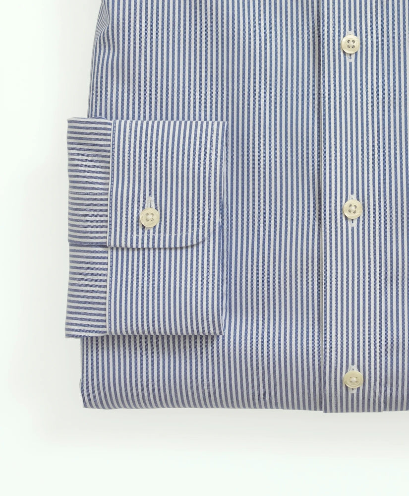Stretch Supima® Cotton Non-Iron Pinpoint Oxford Button-Down Collar, Candy Stripe Dress Shirt