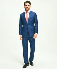 Traditional Fit Wool Sharkskin 1818 Suit
