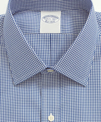 Stretch Supima® Cotton Non-Iron Pinpoint Oxford Ainsley Collar, Gingham Dress Shirt