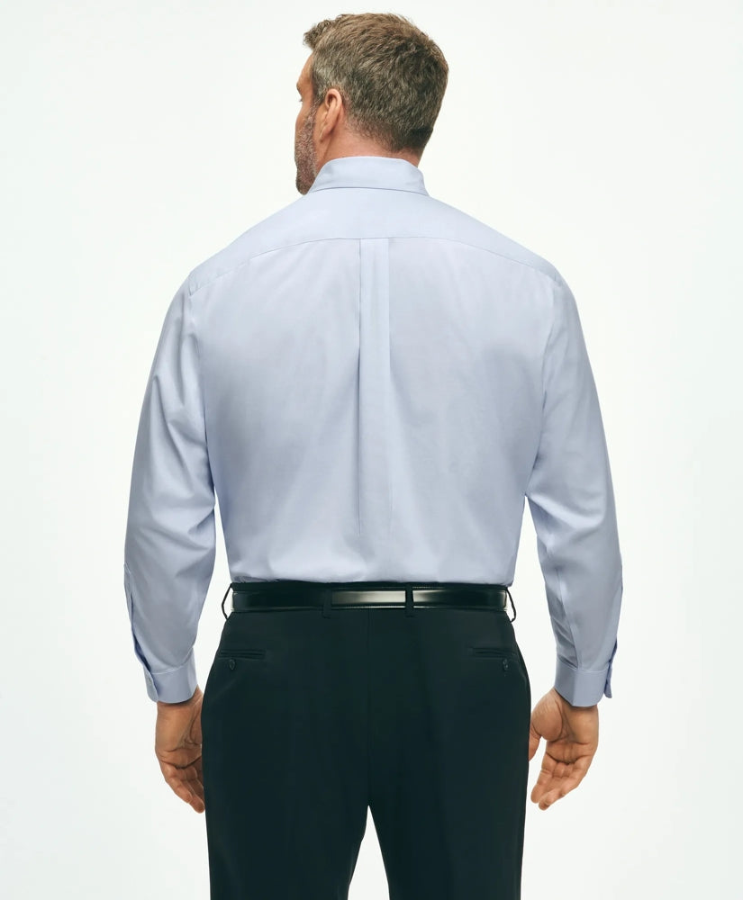Big & Tall Stretch Dress Shirt, Non-Iron Pinpoint Button-Down Collar