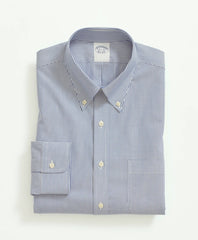 Stretch Supima® Cotton Non-Iron Pinpoint Oxford Button-Down Collar, Candy Stripe Dress Shirt