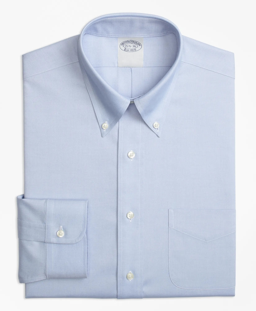 Big & Tall Stretch Dress Shirt, Non-Iron Pinpoint Button-Down Collar