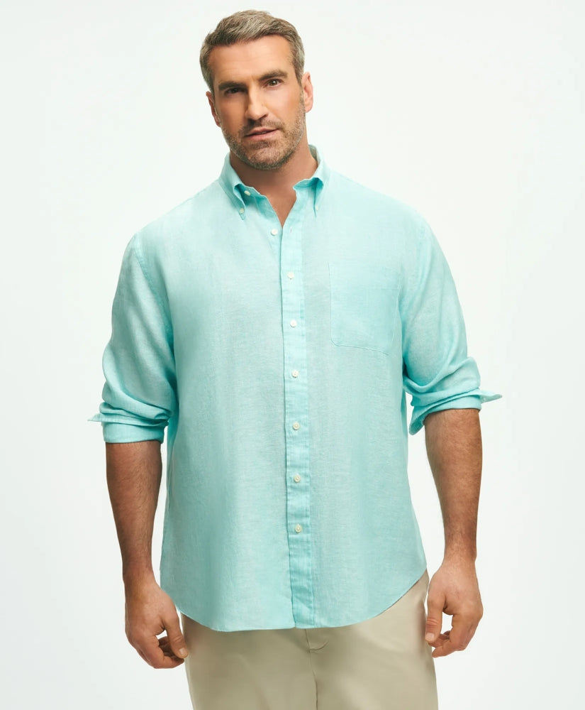 Big & Tall Sport Shirt, Irish Linen