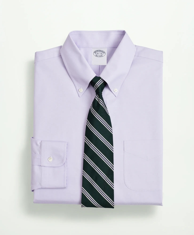 Stretch Supima® Cotton Non-Iron Pinpoint Oxford Button-Down Collar Dress Shirt