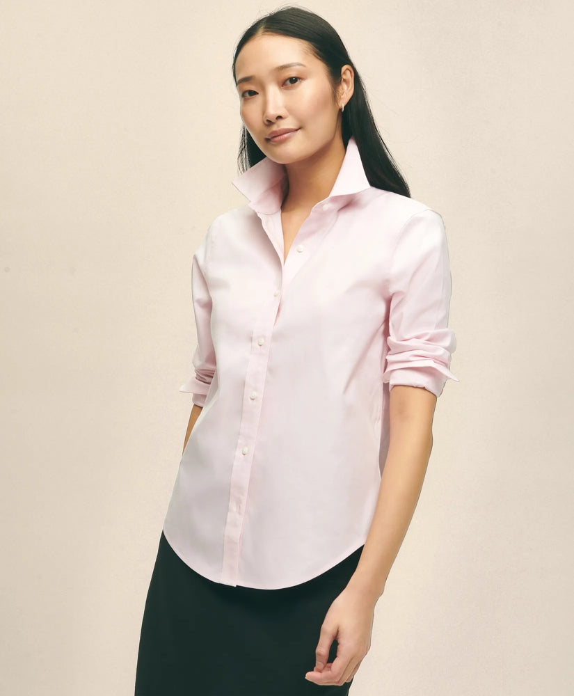 Classic-Fit Non-Iron Stretch Supima® Cotton Dress Shirt