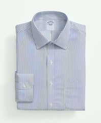 Brooks Brothers Explorer Collection Non-Iron Twill Ainsley Collar, Stripe Dress Shirt