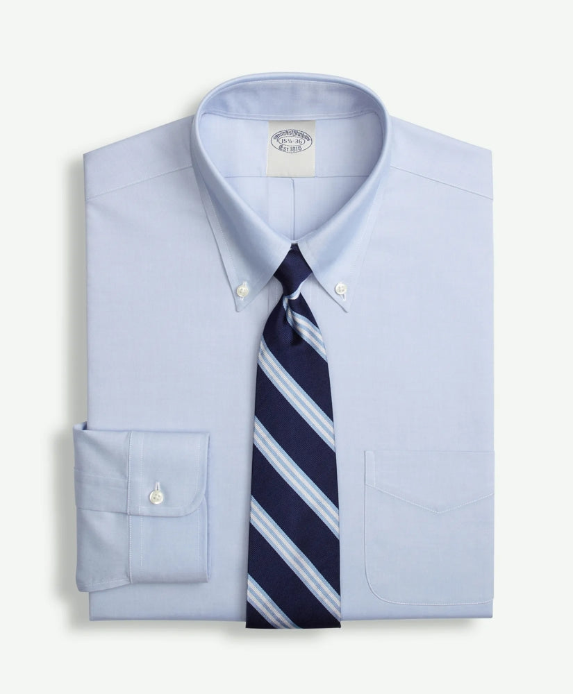 Big & Tall Stretch Dress Shirt, Non-Iron Pinpoint Button-Down Collar
