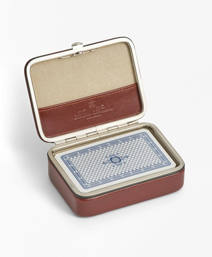 Travel Playing Cards With Calfskin Case