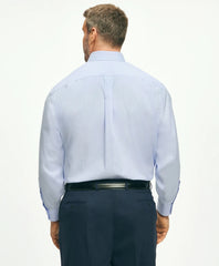 Big & Tall Stretch Dress Shirt, Non-Iron Pinpoint Spread Collar